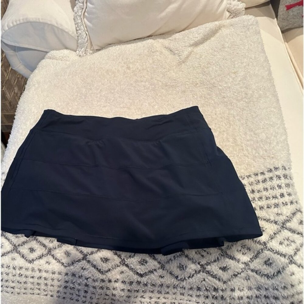 Pace Rival Mid-Rise Skirt, Black, Size: 8, 12” length